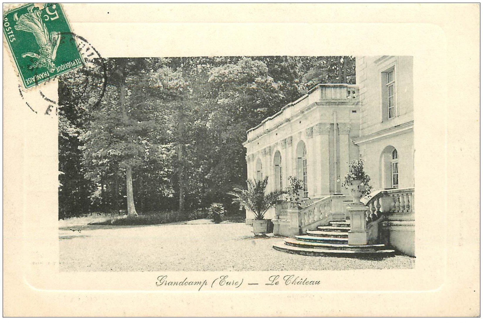 carte postale ancienne 27 GRANDCAMP. Le Château
