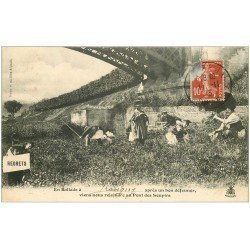27 GRAVIGNY. Fêtards se soulageant sous le Pont des Soupirs 1913