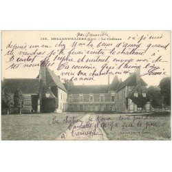 carte postale ancienne 27 HELLENVILLIERS. Le Château 1916