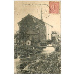 carte postale ancienne 27 HONDOUVILLE. Le Moulin de l'Eglise 1906