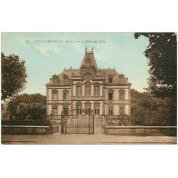 carte postale ancienne 27 IVRY-LA-BATAILLE. Hôtel de Ville