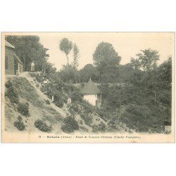 carte postale ancienne 02 BOHAIN. Fossé ancien Château 1908. Chalet Pudepièce