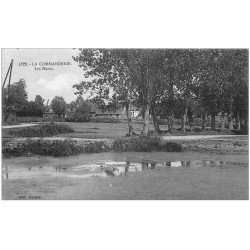 carte postale ancienne 27 LA COMMANDERIE. Les Mares