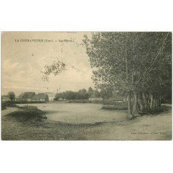 carte postale ancienne 27 LA COMMANDERIE. Les Mares vers 1929