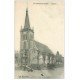 carte postale ancienne 27 LA HAYE-MALHERBE. Eglise avec voiturette d'Enfant
