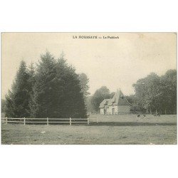 carte postale ancienne 27 LA HOUSSAYE. Le Paddock