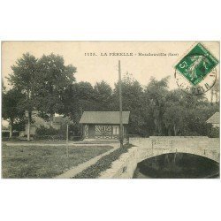 carte postale ancienne 27 LA PERELLE. Houdouville 1912