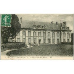 carte postale ancienne 27 LA VALLEE DE L'ANDELLE. Château des Deux-Amants animation