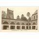 carte postale ancienne 27 LE BEC-HELLOUIN. Abbaye Cloître