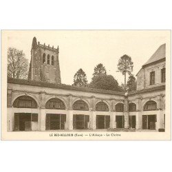 carte postale ancienne 27 LE BEC-HELLOUIN. Abbaye Cloître