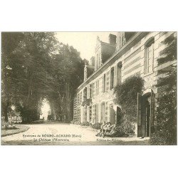 carte postale ancienne 27 LE CHATEAU D'HAUTONNE. Animation vers Bourg-Achard