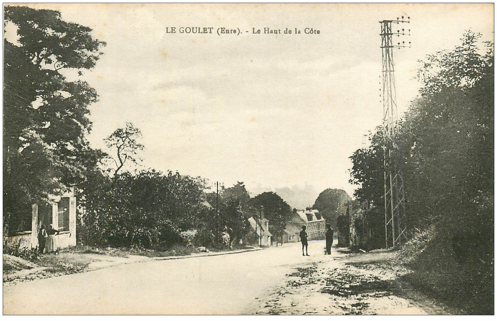 carte postale ancienne 27 LE GOULET. Le Haut de la Côte