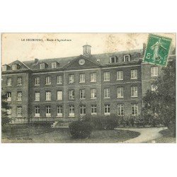 carte postale ancienne 27 LE NEUBOURG. Ecole Agriculture 1916