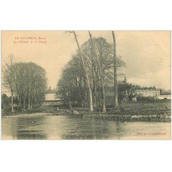 carte postale ancienne 27 LE VAUDREUIL. Le Château et Ferme