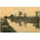 carte postale ancienne 27 LE VAUDREUIL. Vue sur l'Eure 1908