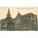 carte postale ancienne 02 BOHAIN. L'Eglise 1931. Animation