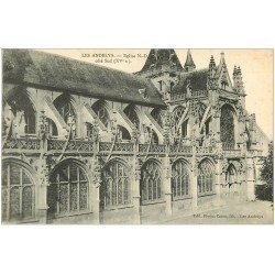 carte postale ancienne 27 LES ANDELYS. Eglise Notre-Dame côté Sud