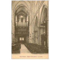 carte postale ancienne 27 LES ANDELYS. Eglise Notre-Dame le Buffet d'Orgues