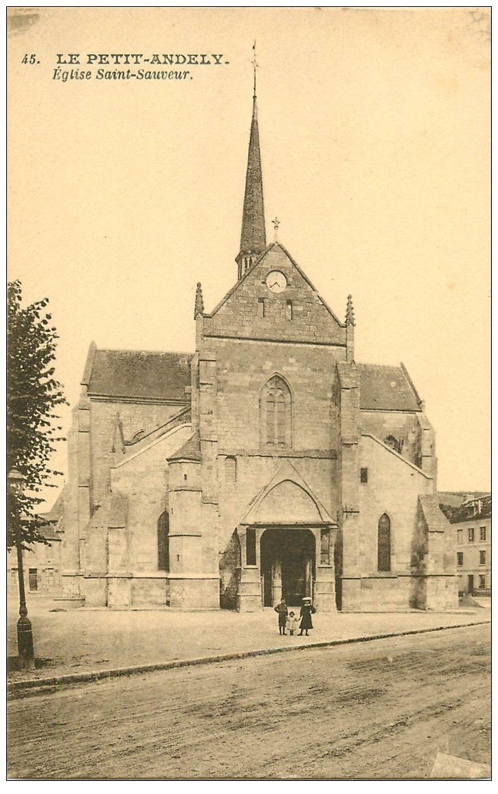 carte postale ancienne 27 LES ANDELYS. Eglise Saint-Sauveur