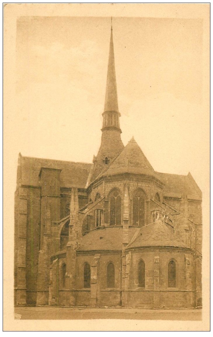 carte postale ancienne 27 LES ANDELYS. Eglise Saint-Sauveur Abside