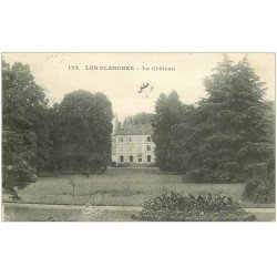 carte postale ancienne 27 LES PLANCHES. Le Château 1914
