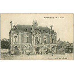 carte postale ancienne 27 LIEUREY. Hôtel de Ville