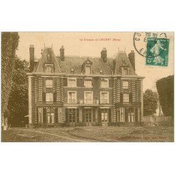 carte postale ancienne 27 LIEUREY. Le Château 1914