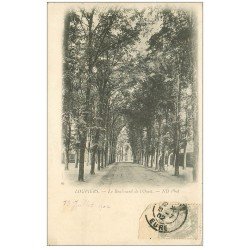 carte postale ancienne 27 LOUVIERS. Boulevard de l'Ouest 1902