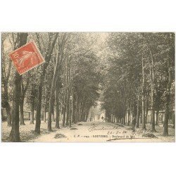 carte postale ancienne 27 LOUVIERS. Boulevard du Sud 1911