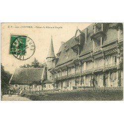 carte postale ancienne 27 LOUVIERS. Chapelle Saint-Hilaire et Chapelle 1914