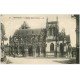 carte postale ancienne 27 LOUVIERS. Eglise Notre-Dame et Café