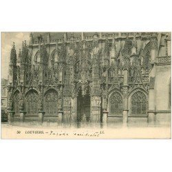 carte postale ancienne 27 LOUVIERS. Eglise Notre-Dame Façade 50