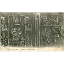 carte postale ancienne 27 LOUVIERS. Eglise Notre-Dame Retable