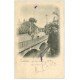 carte postale ancienne 27 LOUVIERS. La Rue de la Gare 1903