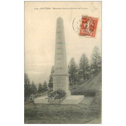 carte postale ancienne 27 LOUVIERS. Monument aux Enfants Morts pour la France 1910
