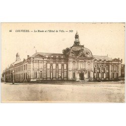 carte postale ancienne 27 LOUVIERS. Musée et Hôtel de Ville