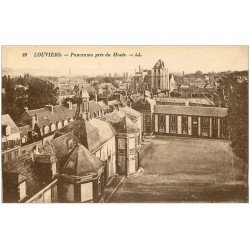 carte postale ancienne 27 LOUVIERS. Panorama pris du Musée