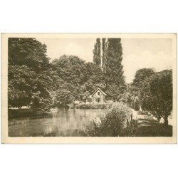 carte postale ancienne 27 LOUVIERS. Paysage sur l'Eure 1948