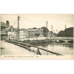 carte postale ancienne 27 LOUVIERS. Pont Porte de l'Eau