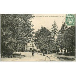 carte postale ancienne 27 LOUVIERS. Square du Champ de Mars 1907