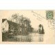 carte postale ancienne 27 MEREY. L'Eure 1907. Mini pli