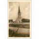 carte postale ancienne 27 MOISVILLE. Eglise et Cimetière