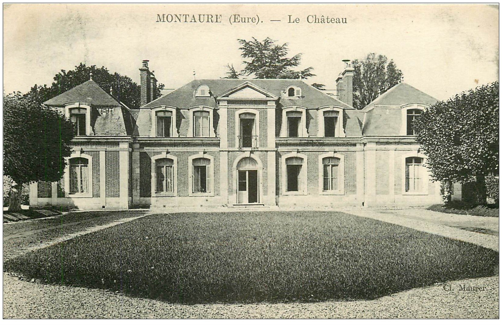 carte postale ancienne 27 MONTAURE. Le Château