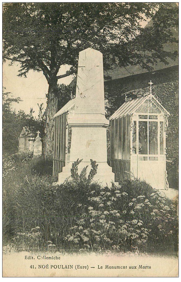 carte postale ancienne 27 NOE POULAIN. Monument aux Morts