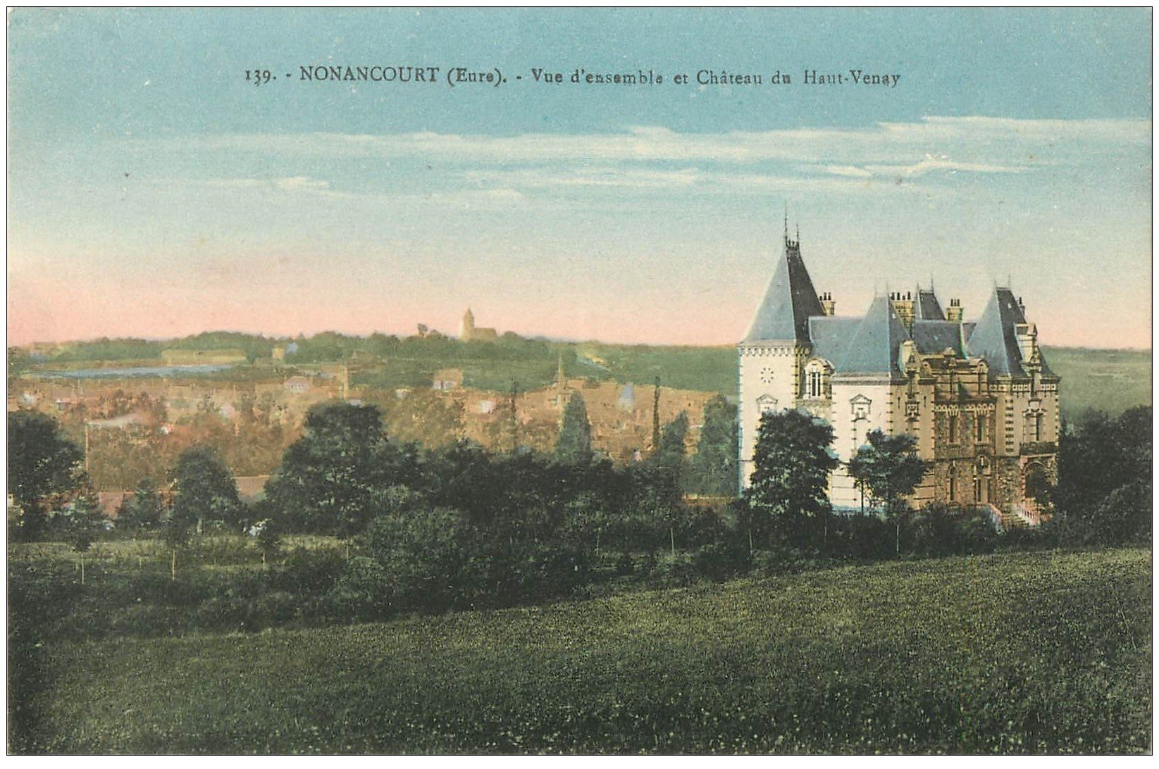 carte postale ancienne 27 NONANCOURT. Château du Haut-Venay