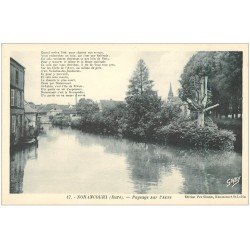 carte postale ancienne 27 NONANCOURT. L'Avre