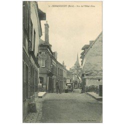 carte postale ancienne 27 NONANCOURT. Tabac Buvette rue Hôtel-Dieu 1916