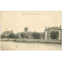carte postale ancienne 27 PACY-SUR-EURE. Ecole de Filles 1915