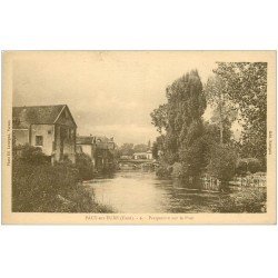 carte postale ancienne 27 PACY-SUR-EURE. Le Pont