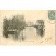 carte postale ancienne 27 PACY-SUR-EURE. L'Eure en amont du Pont 1904